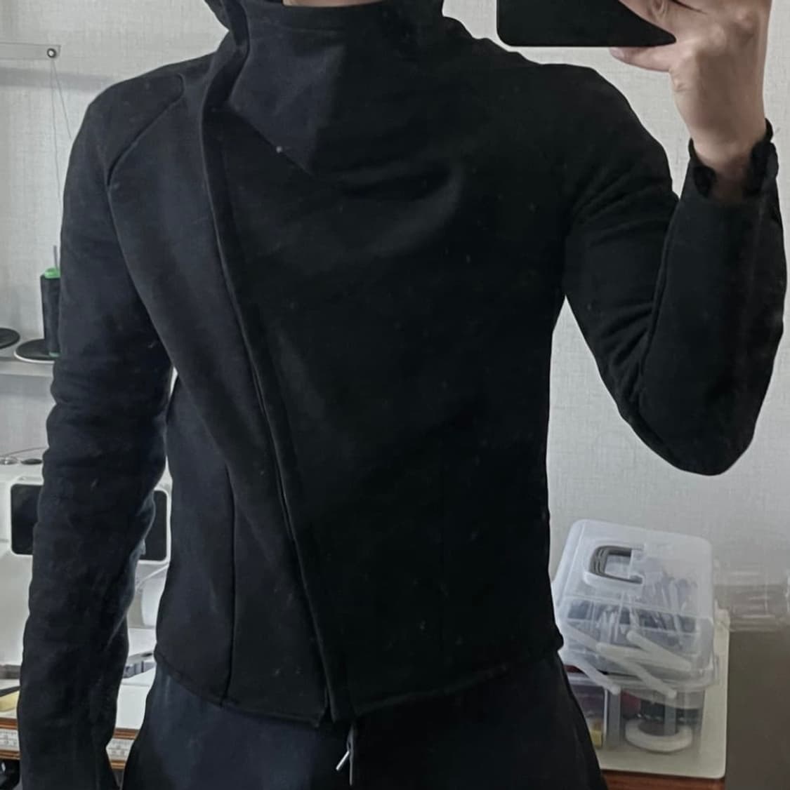 Bias Zipper Sweat Jacket 상품이미지3