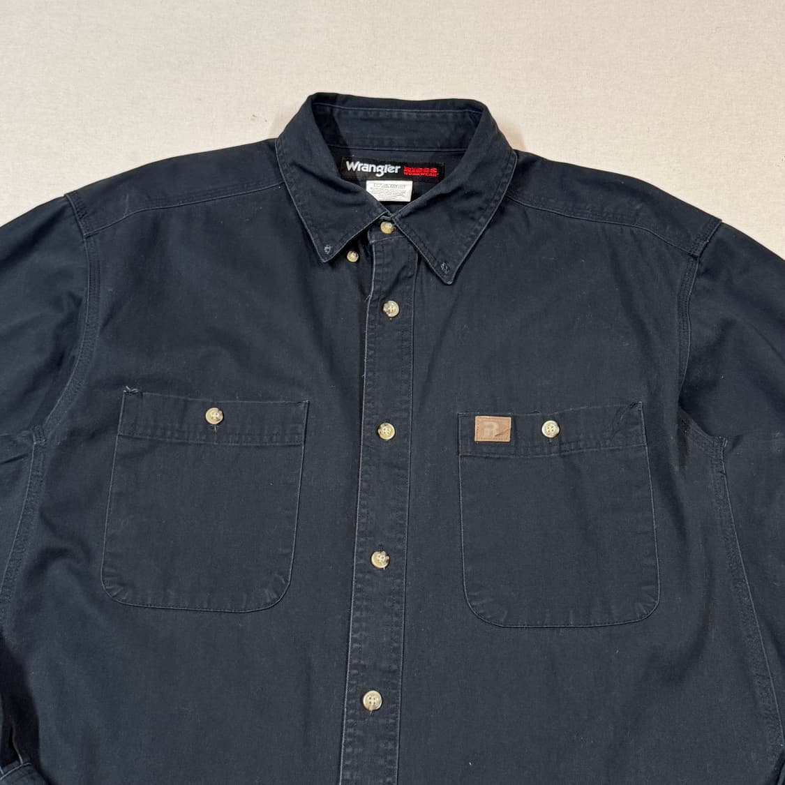 XL) Wrangler 랭글러 투포켓 워크웨어 코튼 셔츠 W13 상품이미지3