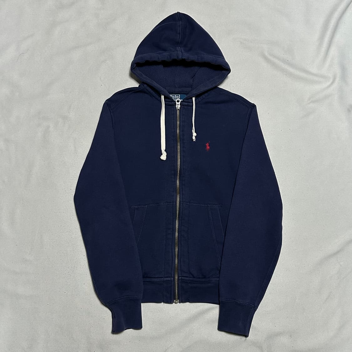 M 폴로랄프로렌 네이비 기모 후드 집업  상품이미지2