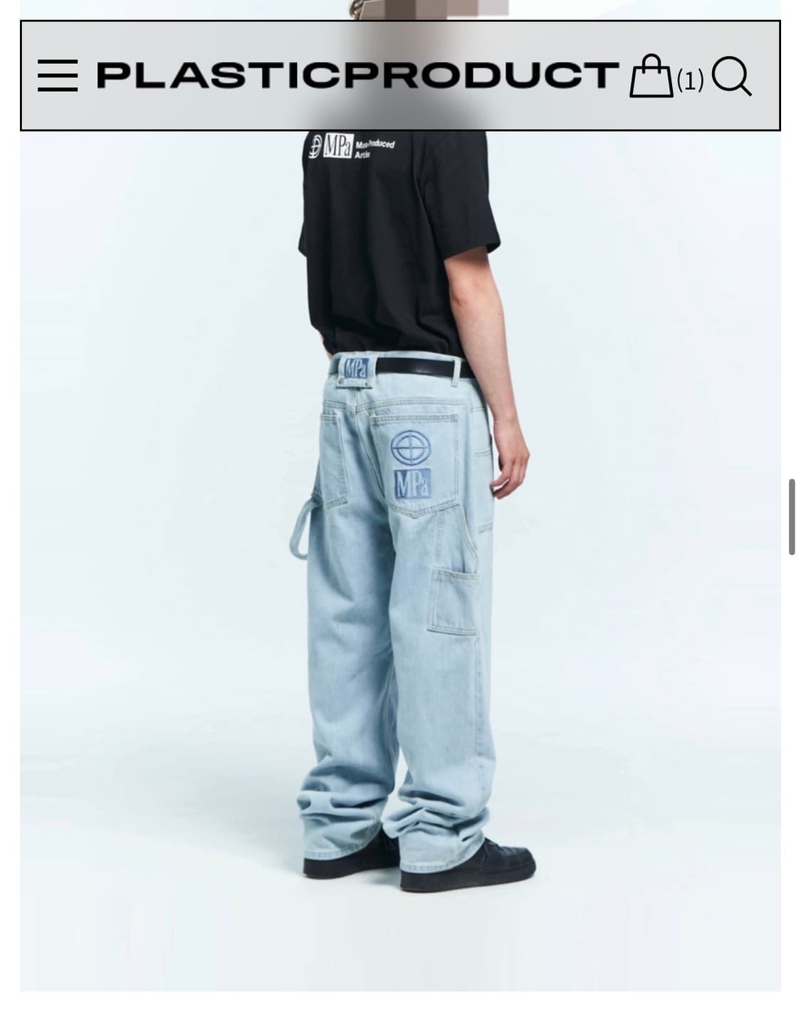 플라스틱프로덕트 페인터 데님 M 상품이미지2