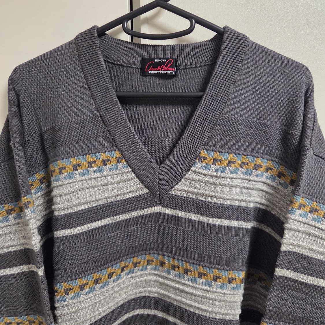 일본제 아놀드파마 울혼방 니트 L-XL(100-105) 상품이미지2