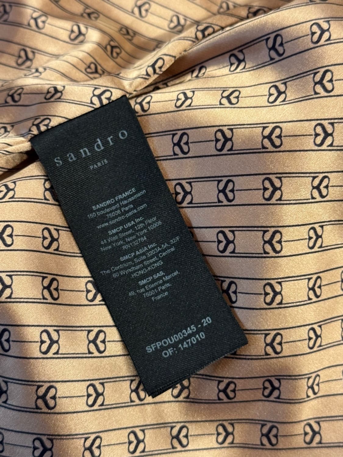 산드로 퀼팅 자켓 66~77 상품이미지10