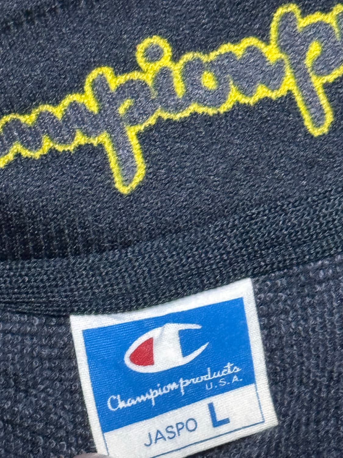 챔피온 올드스쿨 자수 블루종 져지 상품이미지5