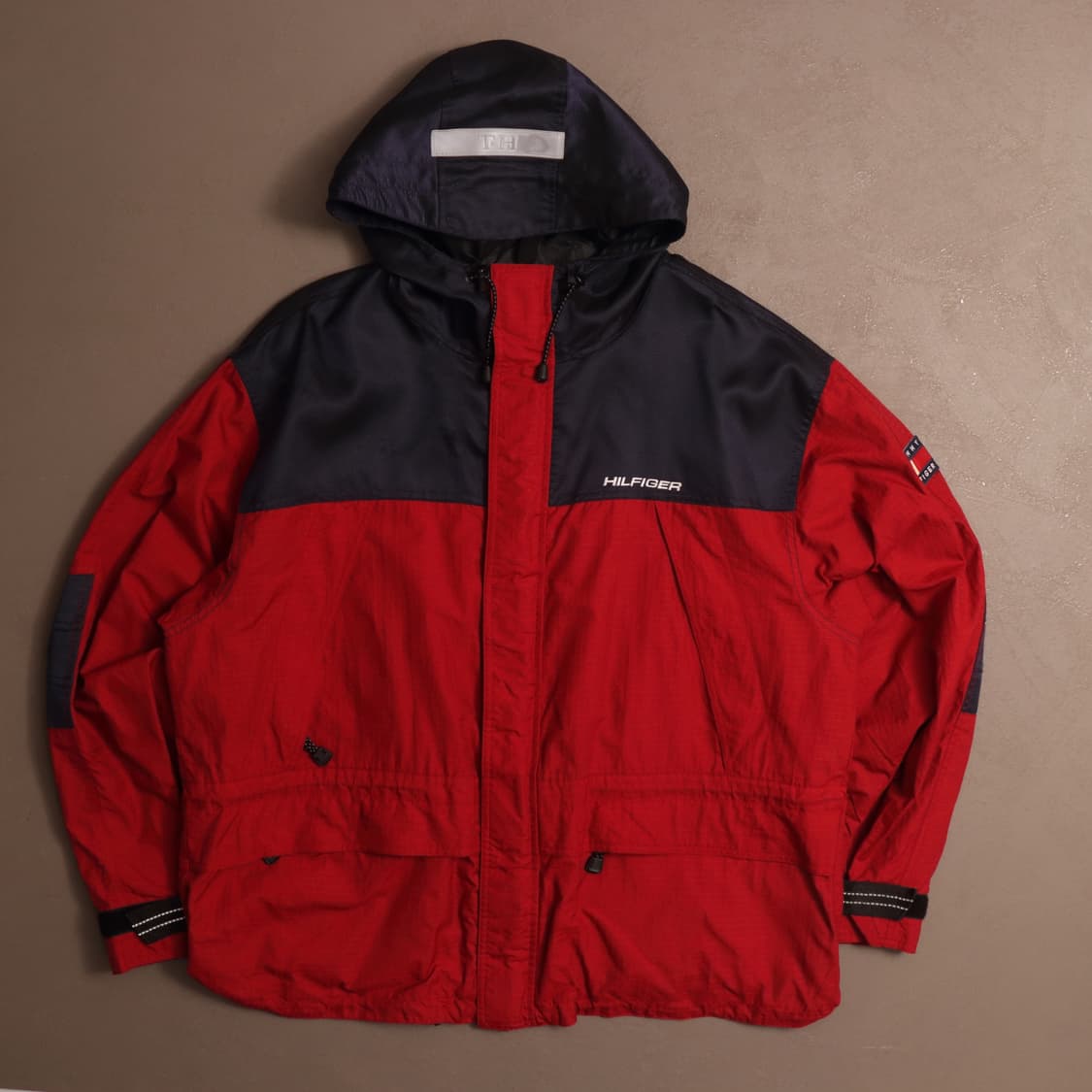 90's 타미힐피거 립스탑 바람막이 자켓 A1711 상품이미지1