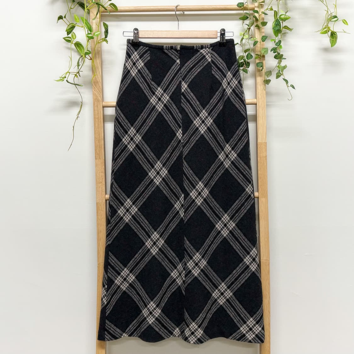 JPN/ 울스커트 모리룩울스커트 겨울롱스커트 빈티지롱스커트 체크롱스커트 상품이미지4