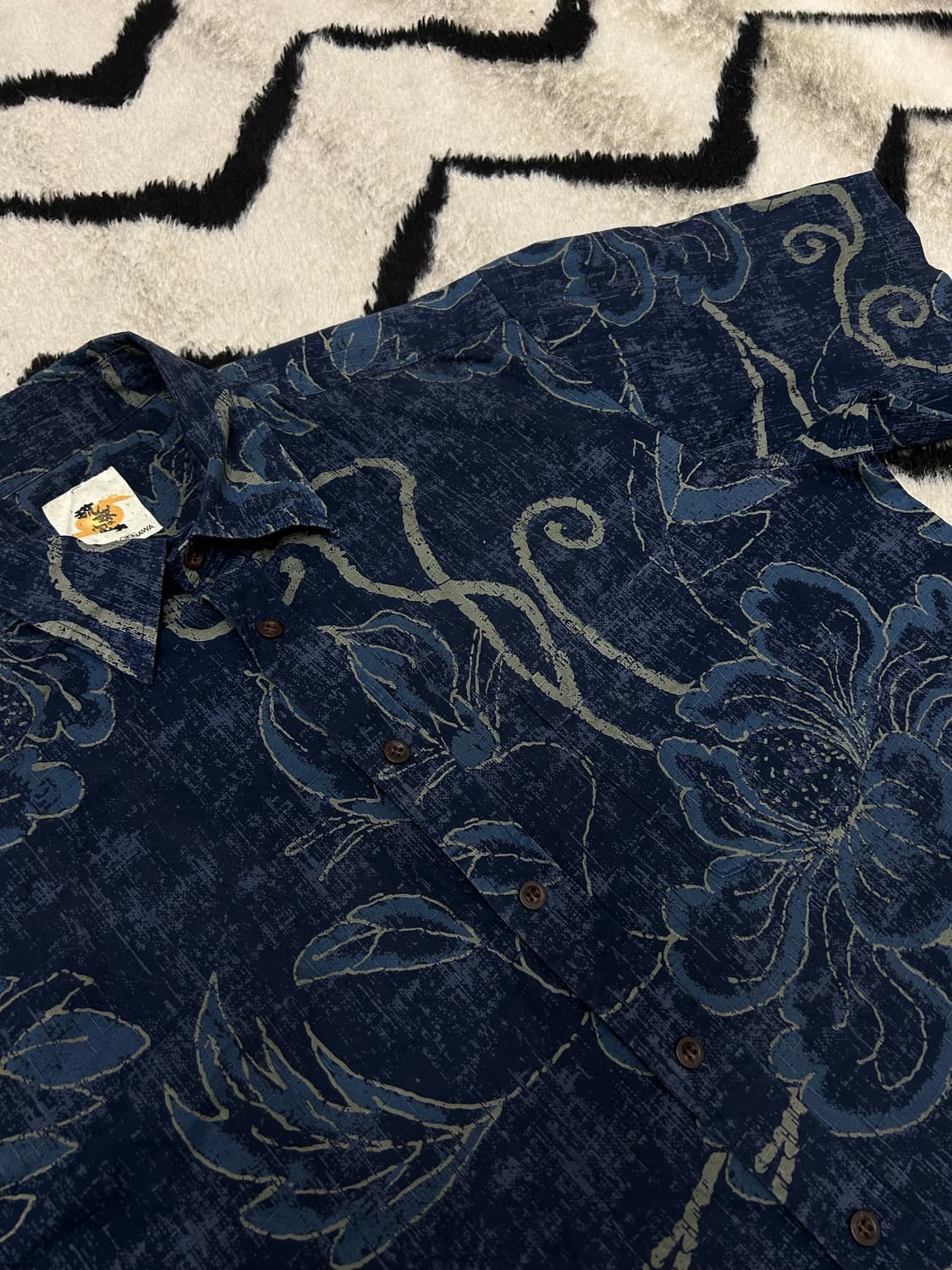 [L]오키나와 카리유시 하와이안 반팔 셔츠 상품이미지1