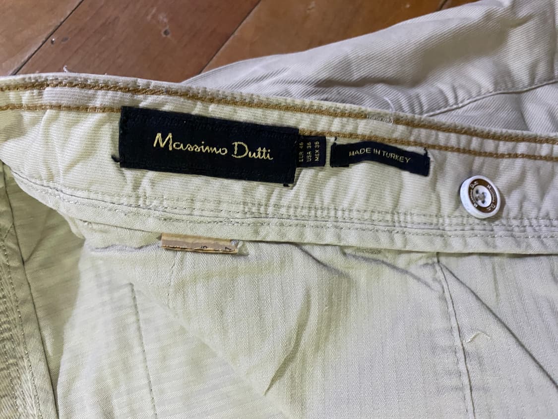Massimo Dutti 베이지 치노 반바지 36 상품이미지2