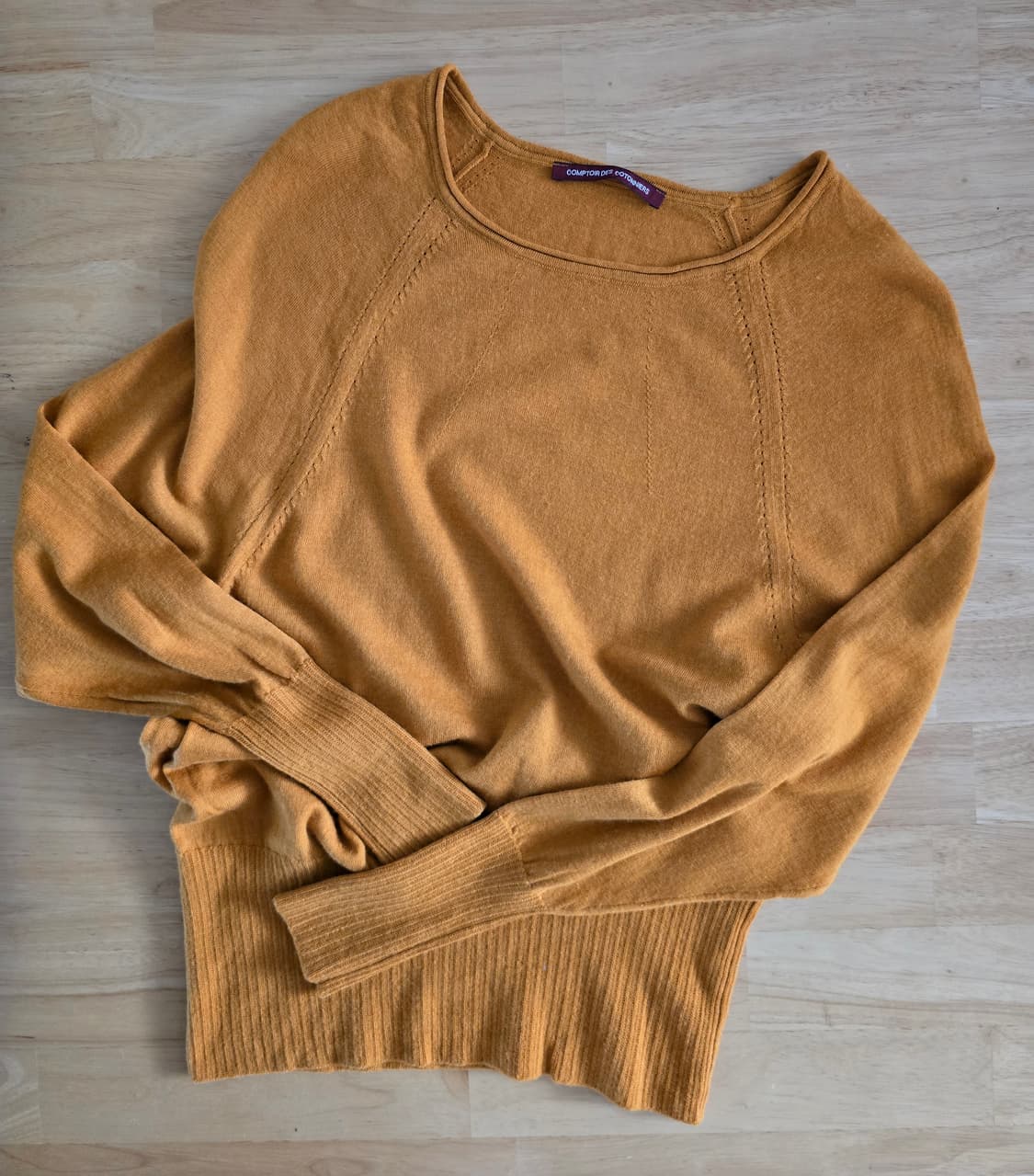 머스터드 골드 울 니트 상품이미지1