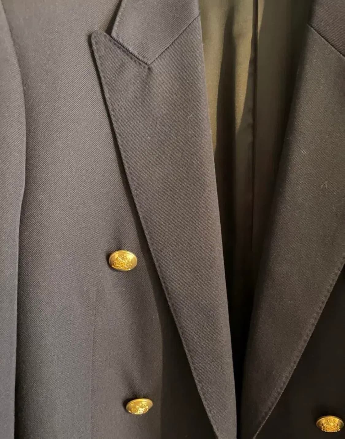 [강동원님 착용] 셀린느 20ss 네이비 금장 버튼 자켓 상품이미지8