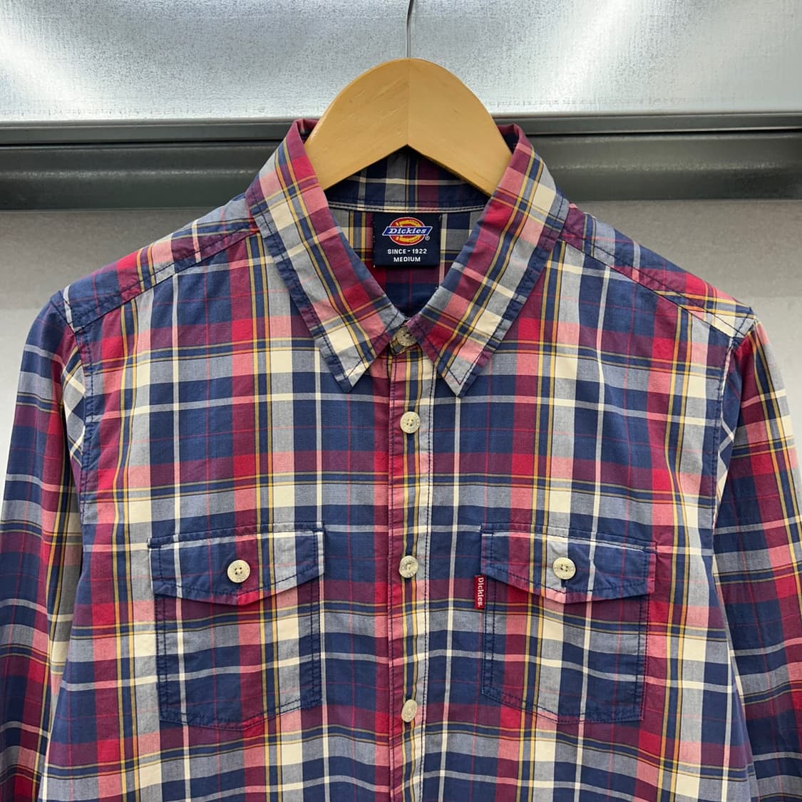 (WOMEN M)디키즈 체크셔츠-Y320 상품이미지2