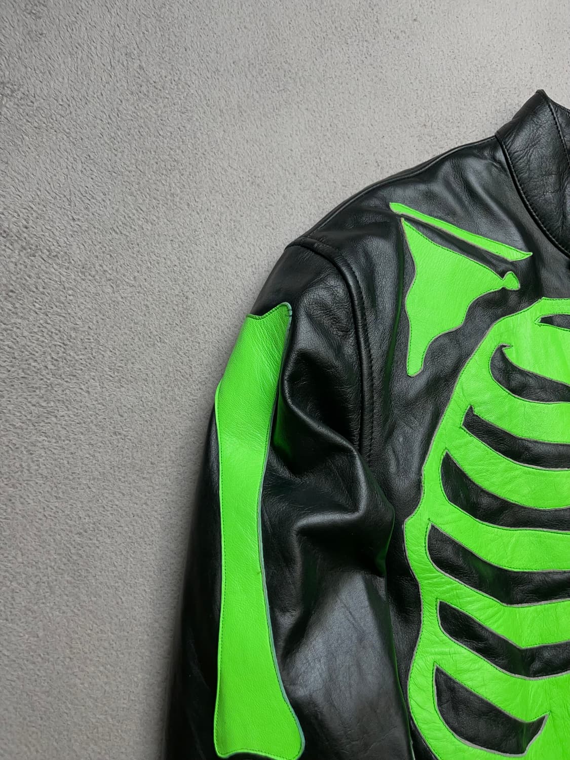 [택 X ] 스켈레톤 소가죽자켓 -100-105 (밴슨 스타일) 상품이미지8