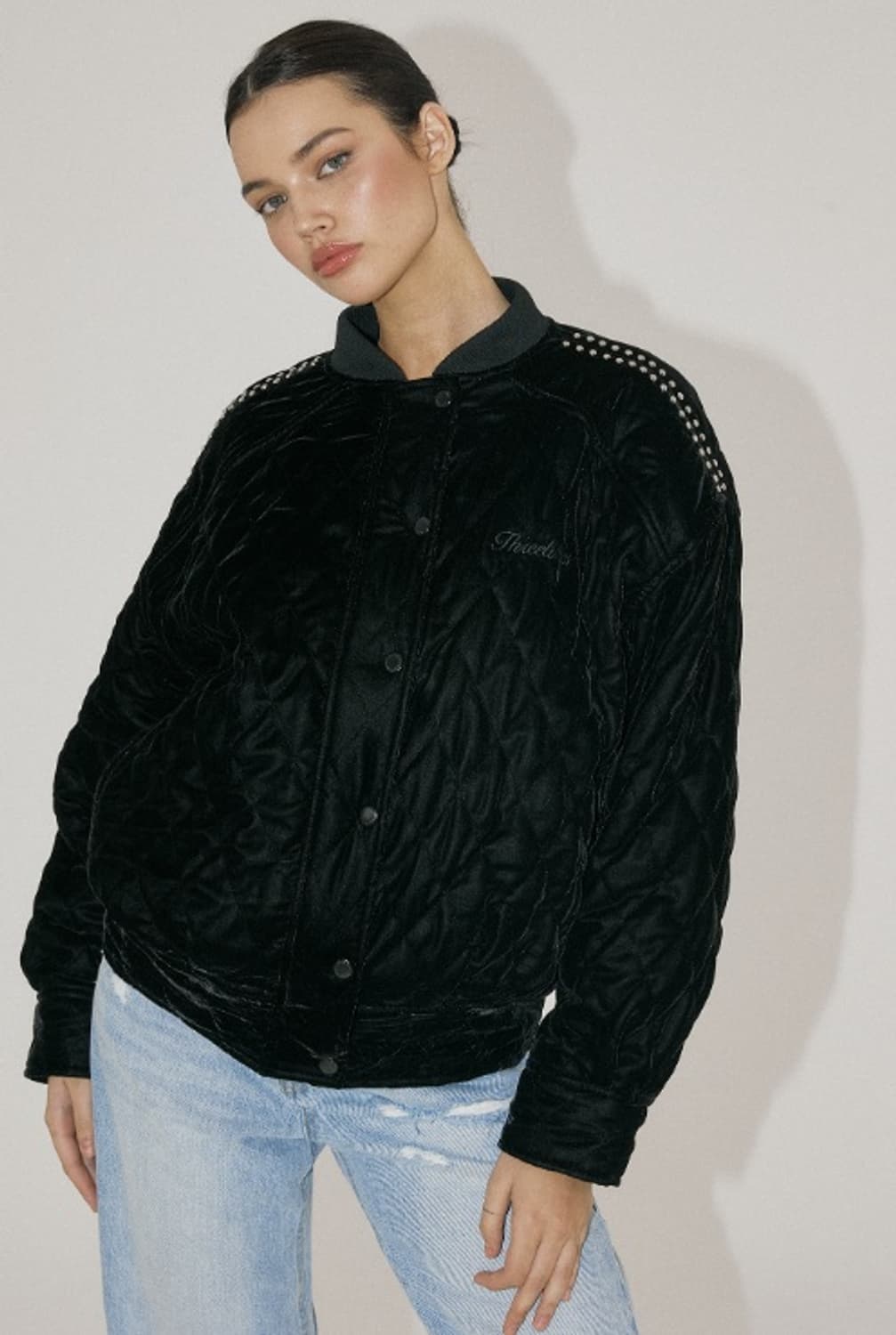 쓰리타임즈 elvis 봄버 자켓 상품이미지2