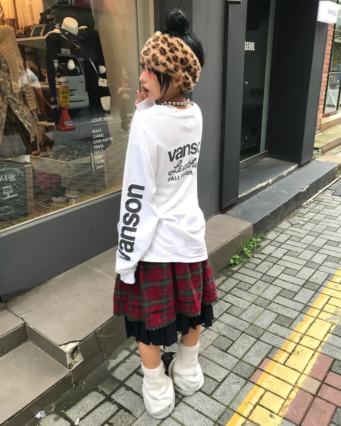 Vanson Skull Logo Long Sleeves 상품이미지1