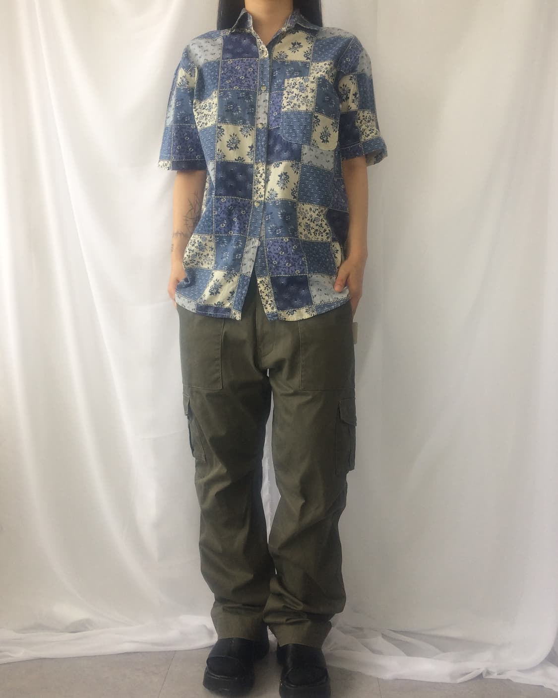 Patch work shirt 상품이미지7