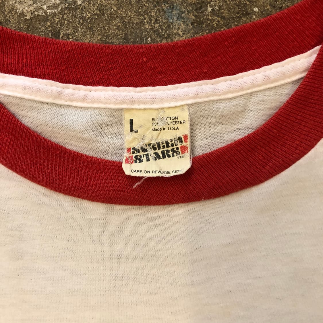 70s~90s Ringer T-shirt-L 상품이미지3