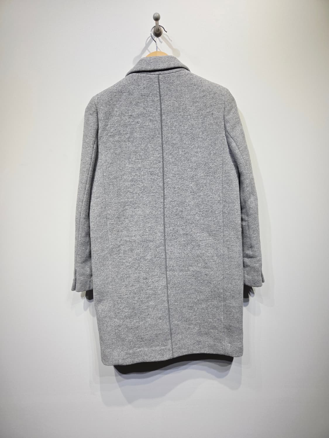 PLASTIC ISLAND 플라스틱아일랜드 그레이 하프 코트 상품이미지5