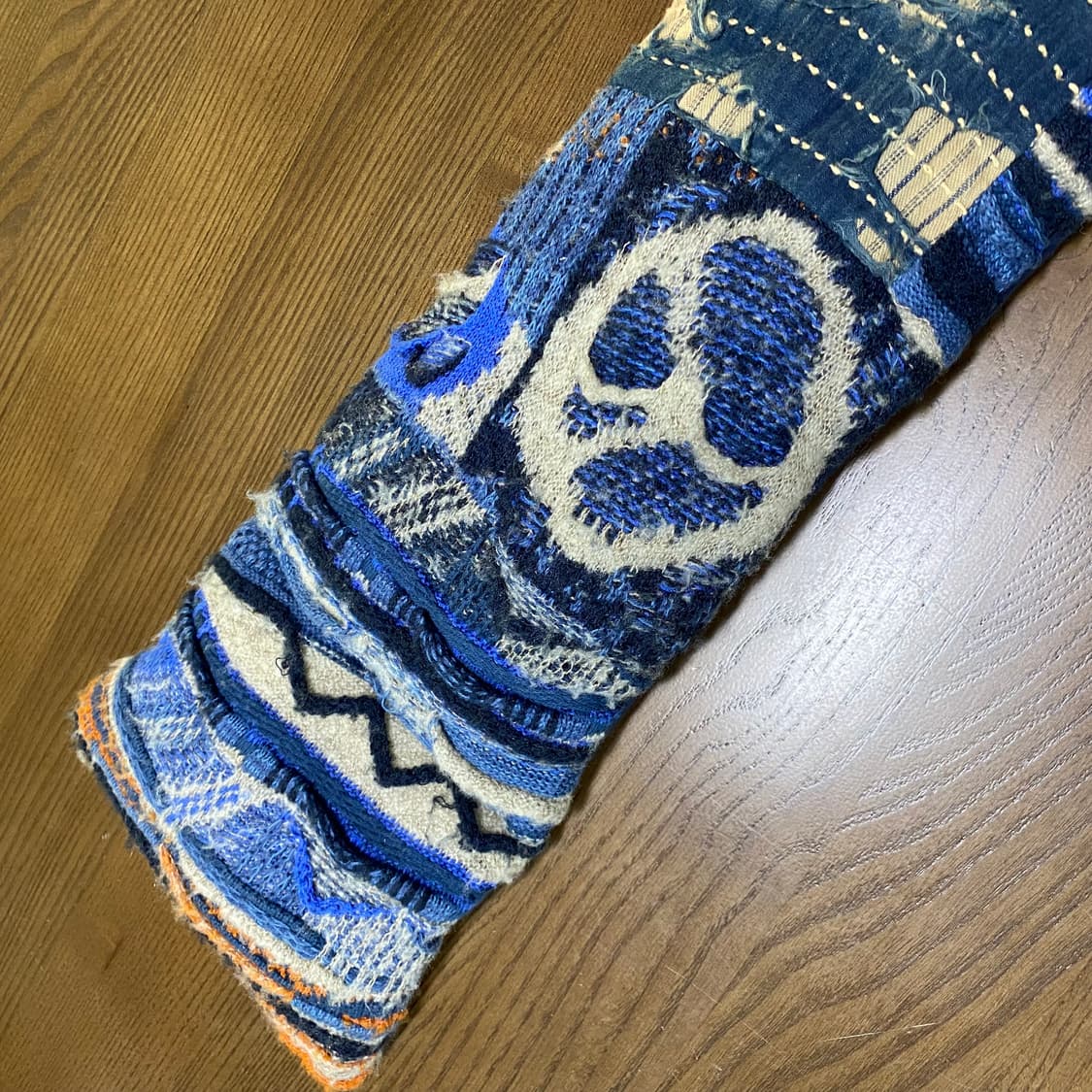 캐피탈 패치워크 보로 머플러 상품이미지6