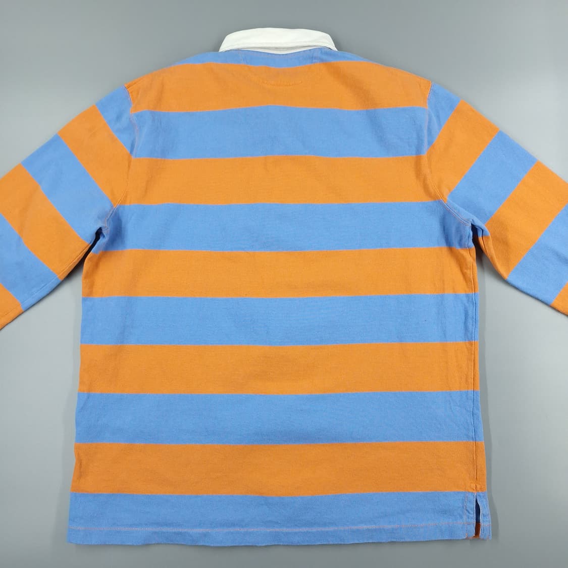 폴로랄프로렌 오렌지 스카이블루 네이비포니 클래식핏 카라넥 긴팔 티셔츠 상품이미지10