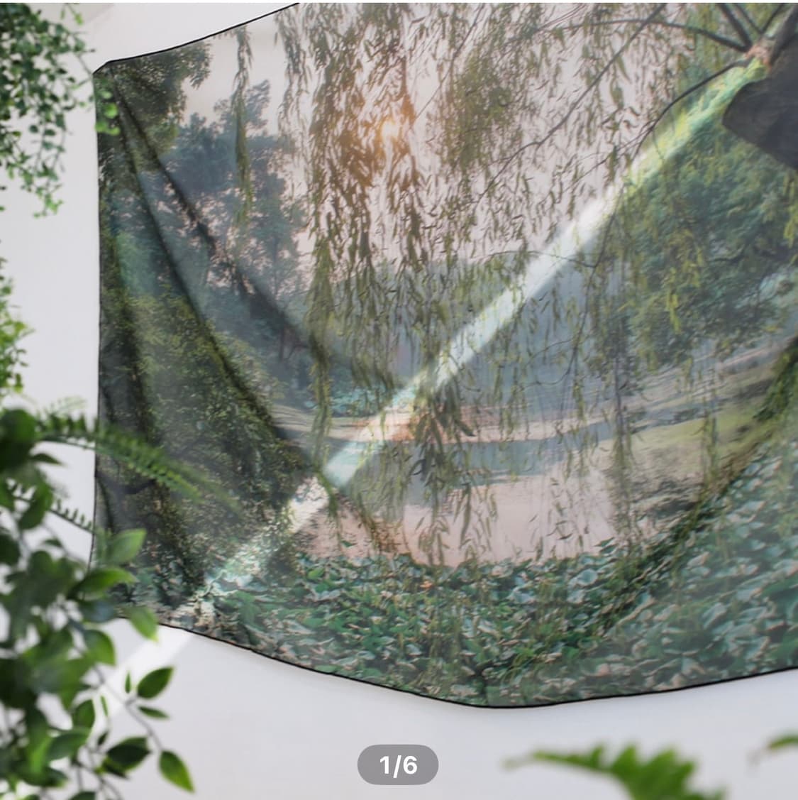 willow tree 쉬폰패브릭 [145x225cm] 벽걸이 인테리어 상품이미지2