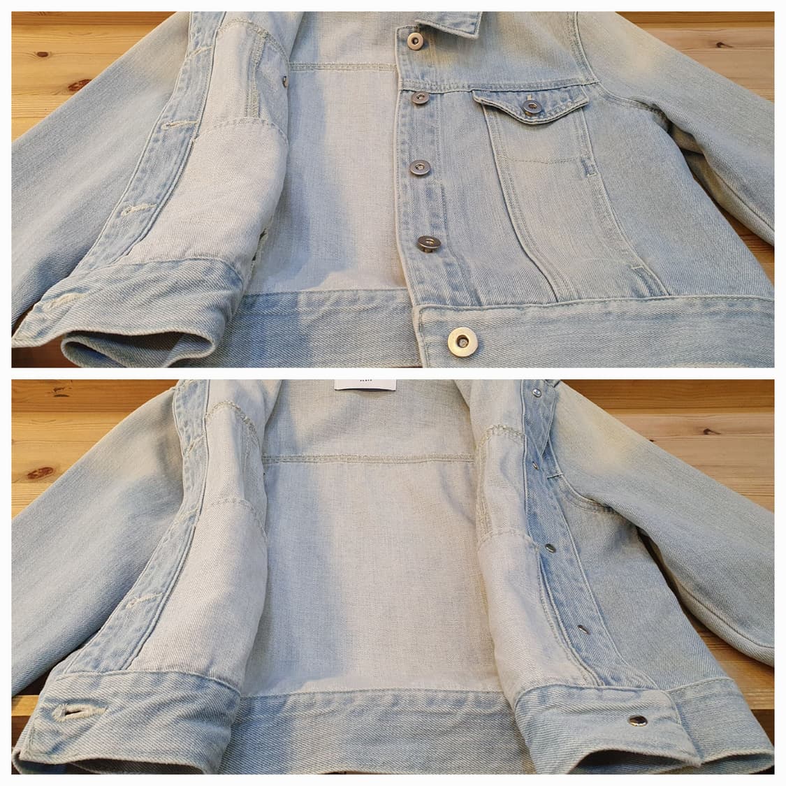 55.산드로 스카이블루 데님자켓 상품이미지6