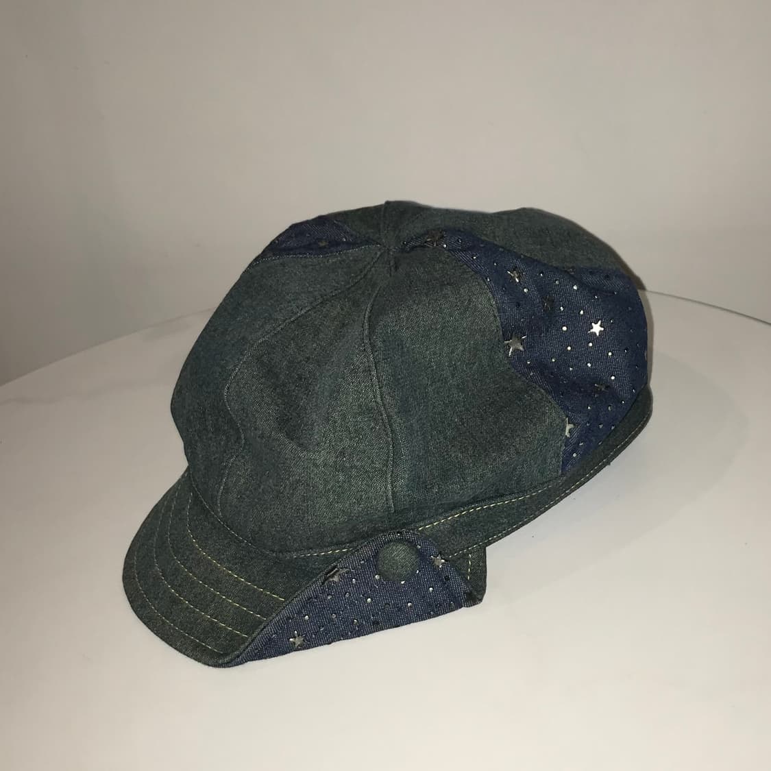 JPN  Vintage 갸루 모리 Y2k 데님 별 캡모자 상품이미지1