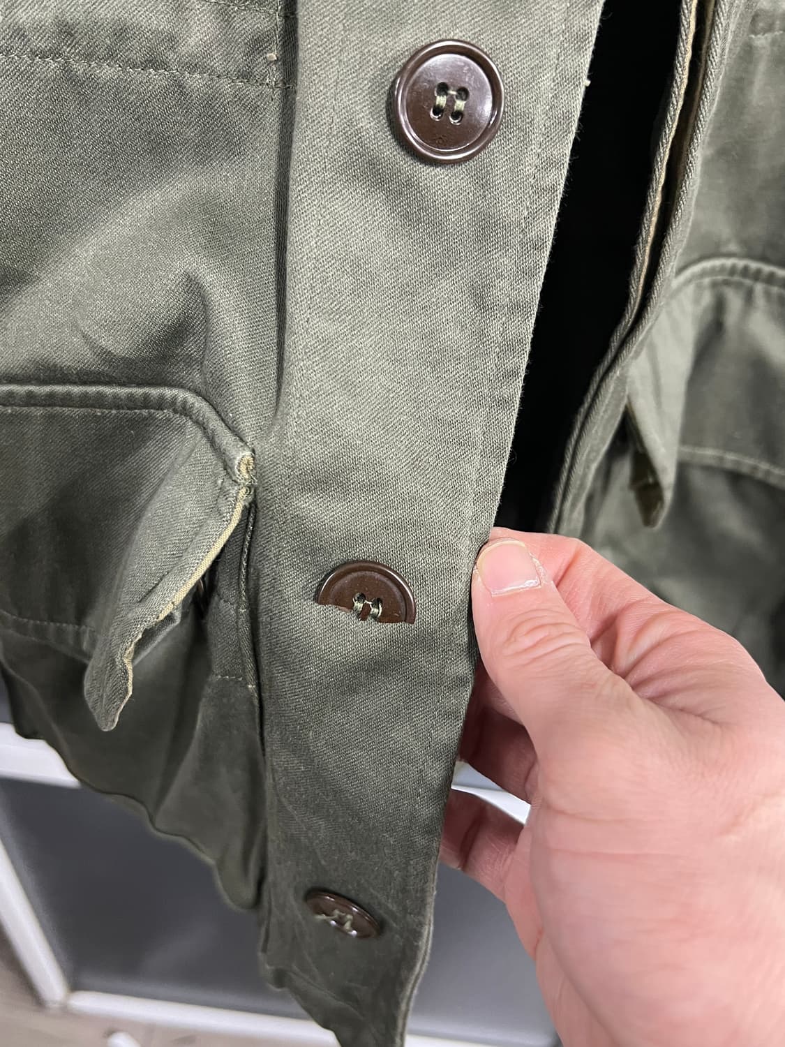 60s Military 오리지널 밀리터리 프랑스군 M64 필드 자켓 상품이미지8