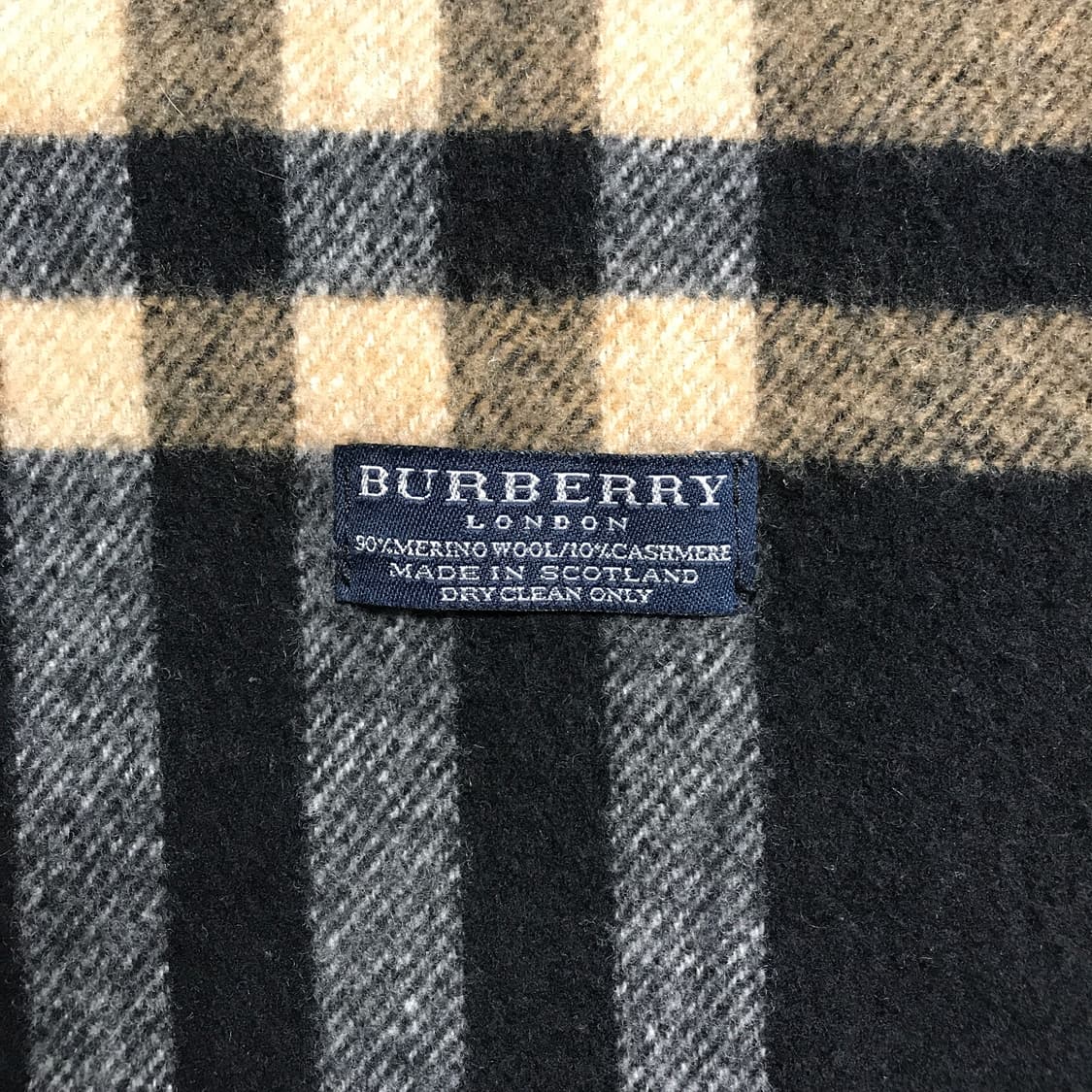 버버리 정품 울/캐시미어 포켓 머플러 상품이미지3
