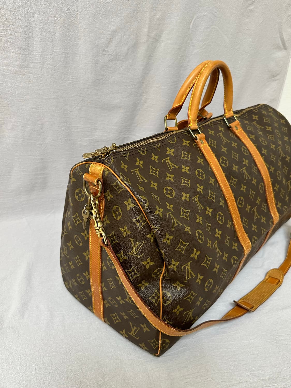 루이비통 모노그램 여행용 보스턴백 키폴 55 반둘리에 상품이미지5