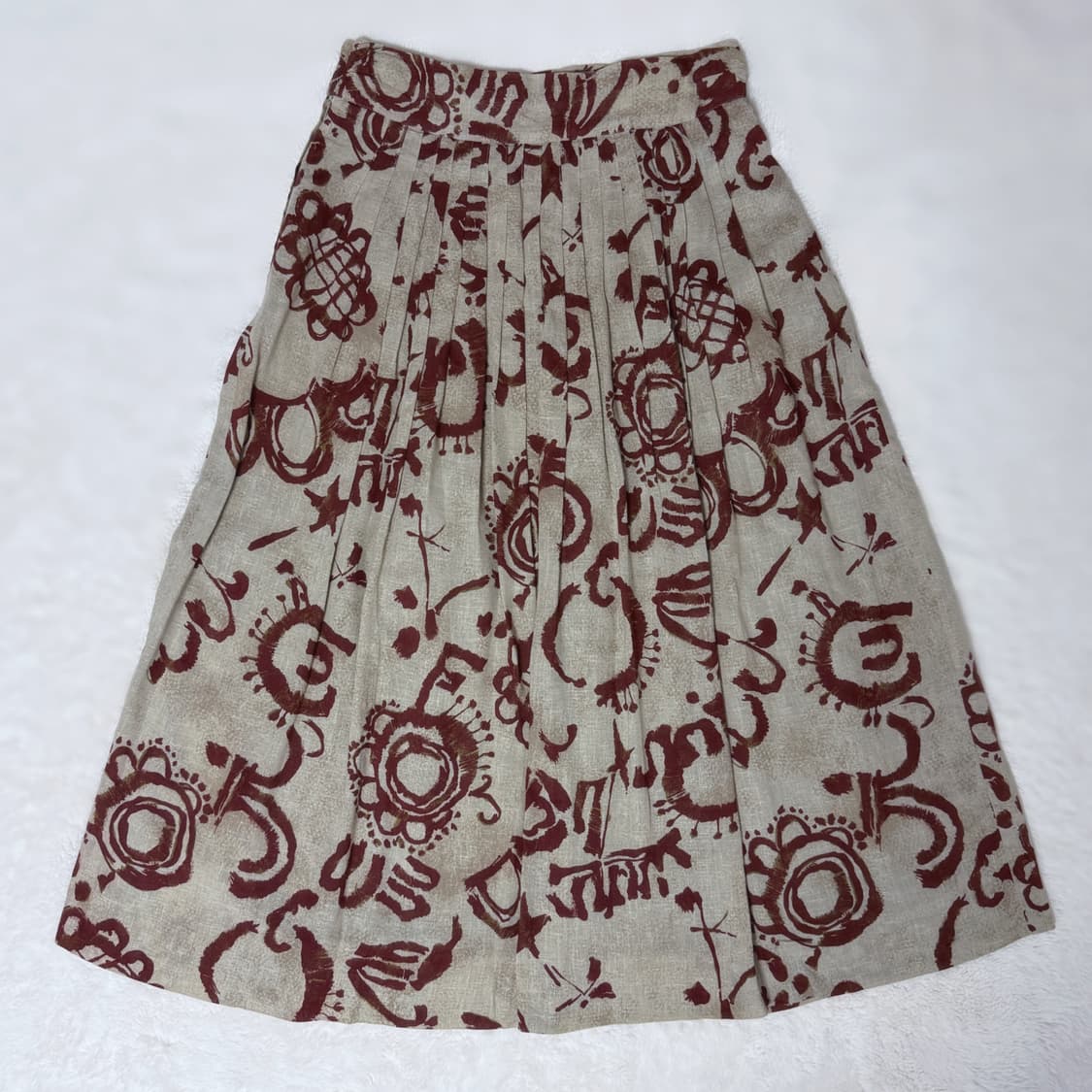 Tachibana 오리엔탈 빈티지 개더 스커트 상품이미지1