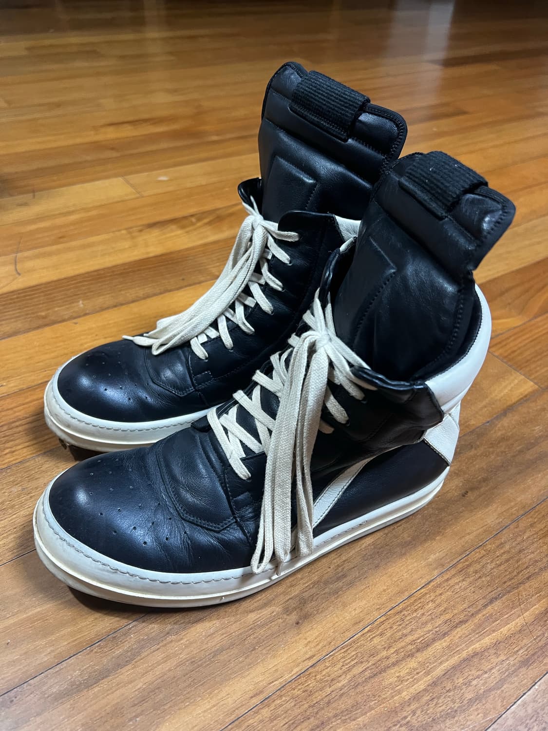 릭오웬스 지오바스켓 블랙밀크 스니커즈 상품이미지1