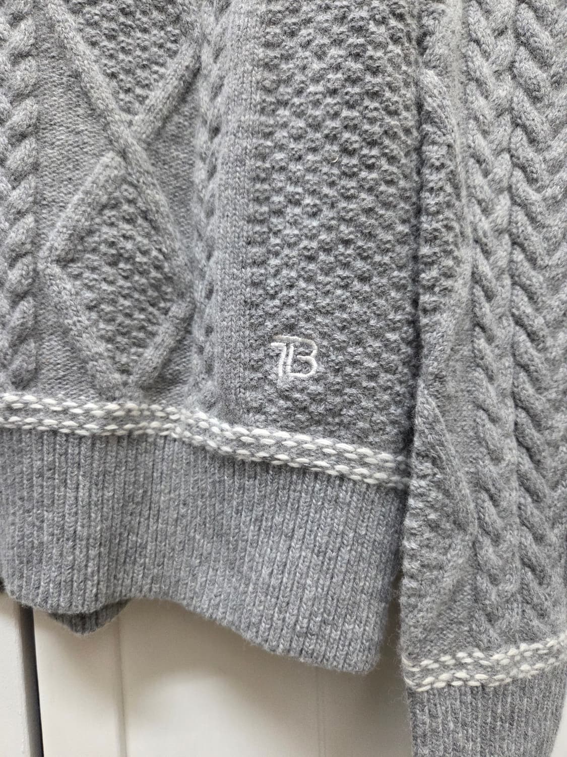 스튜디오톰보이 하프 집업 울 니트 상품이미지3