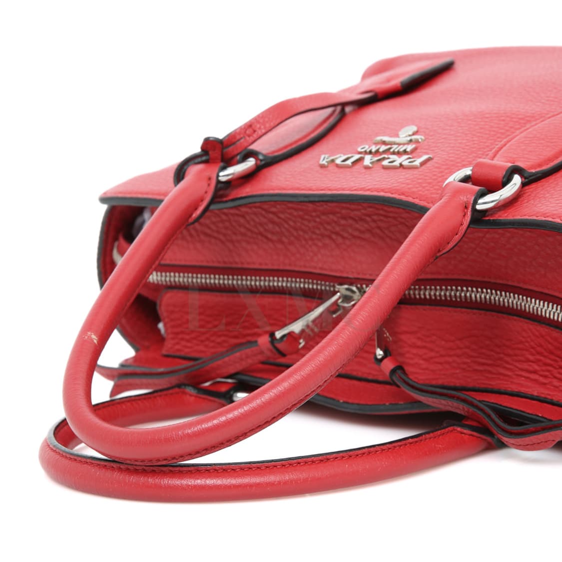 프라다 비텔로 다이노 토트 레드 숄더백 1BA205 상품이미지9