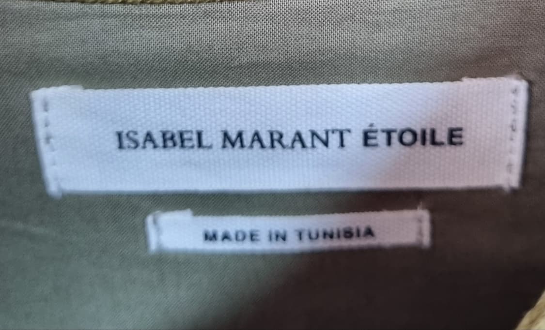 M ) 이자벨마랑 에뚜왈 카키 원피스 상품이미지3