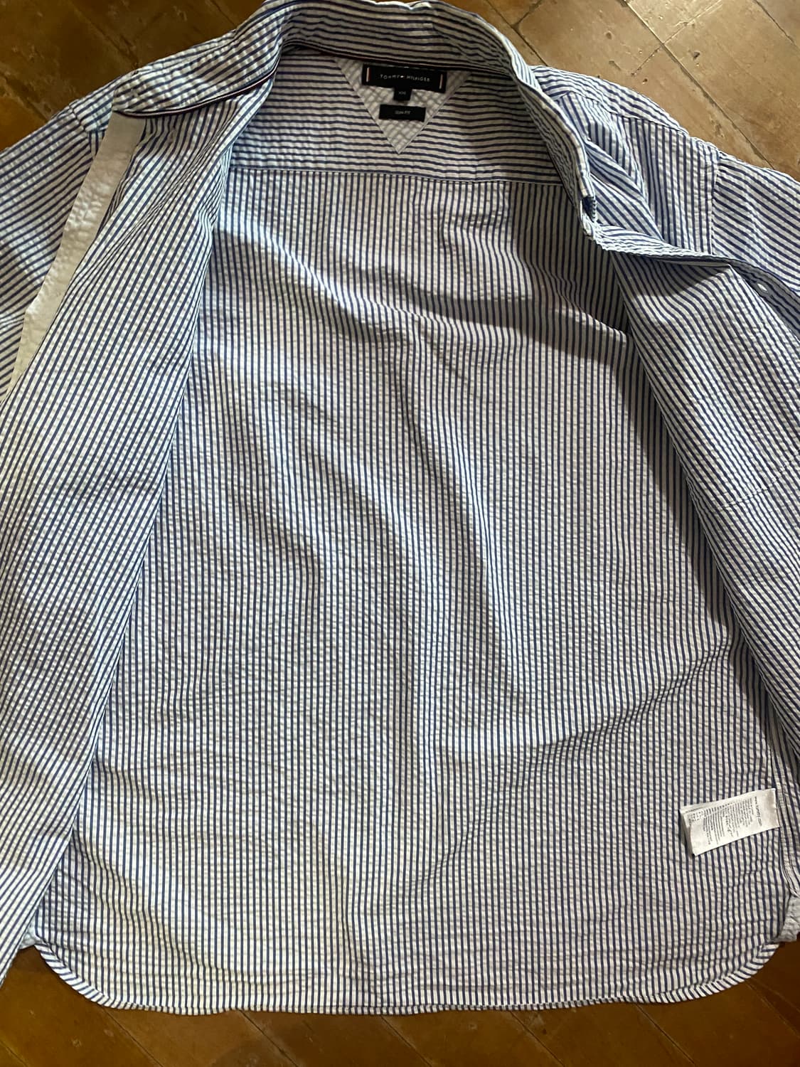 타미힐피거 시어서커 반팔 셔츠 XXL (105) 상품이미지4