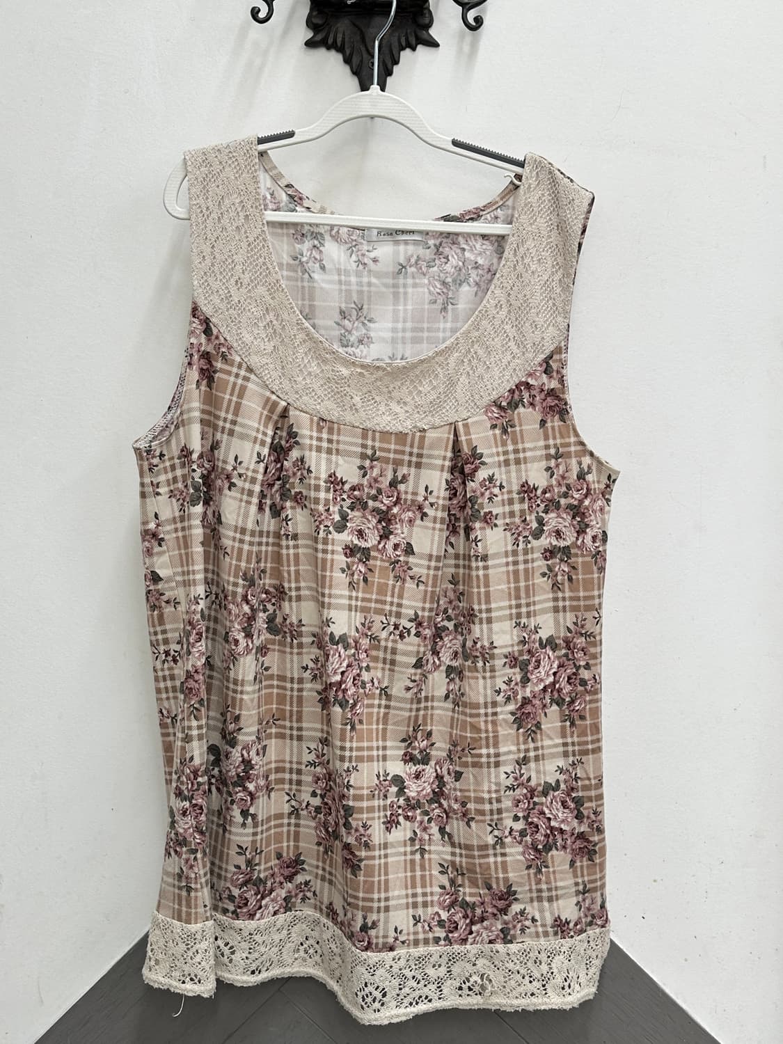 🤎슈슈룬 쇼콜라 코디세트🤎 라떼갸루 셔링 플라워 레이어드 히메갸루 상품이미지6