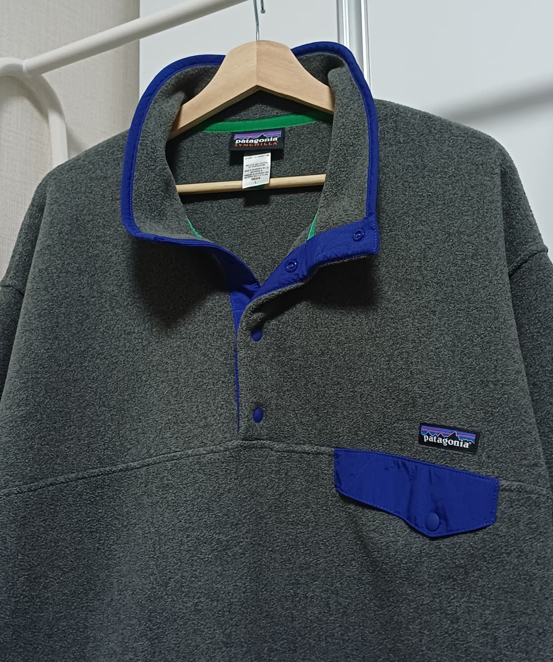 [L] 파타고니아 신칠라 스냅티 니켈 / 블루 상품이미지2