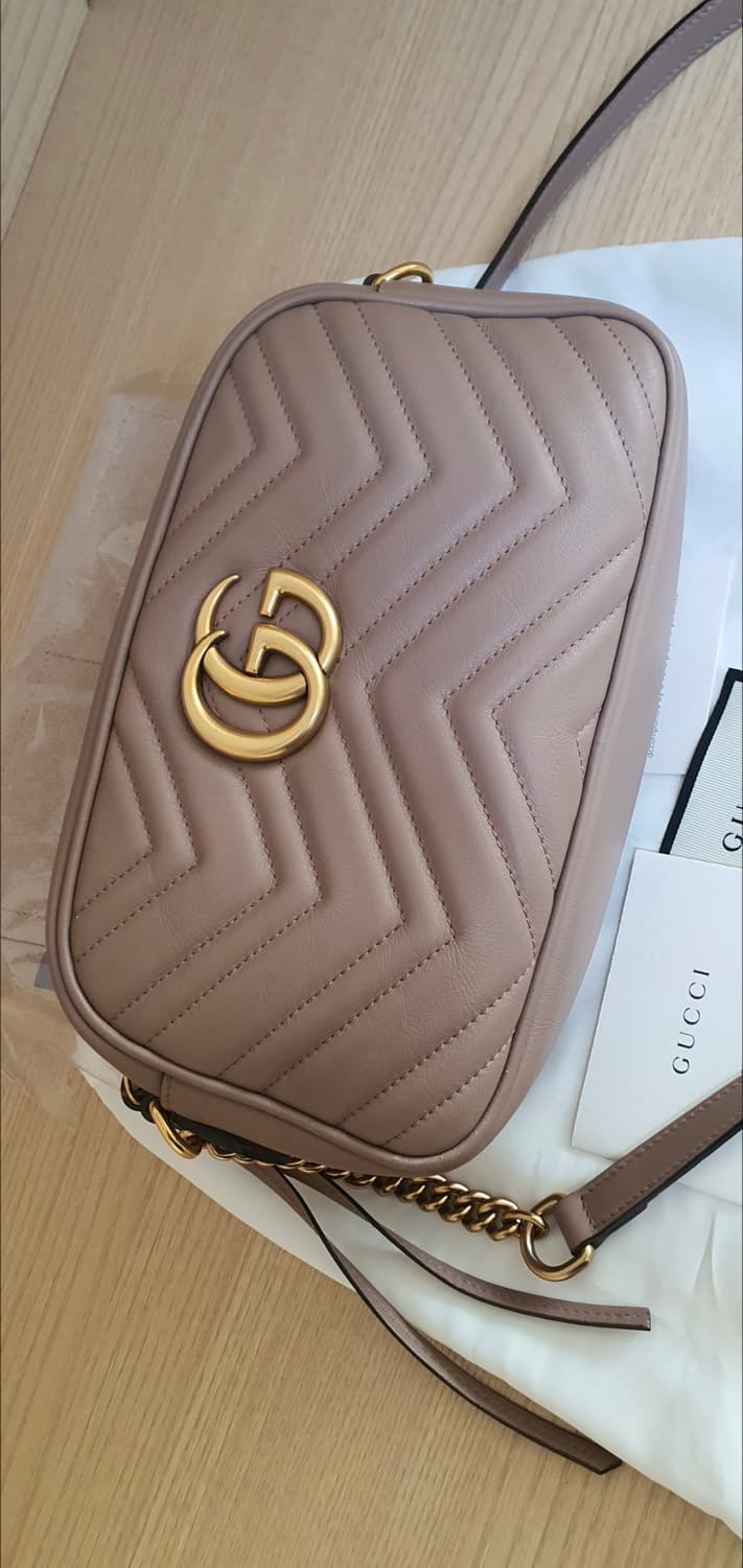 구찌 마몬트 마틀라세 스몰 크로스/크로스백 정품S급(감정O) 상품이미지3