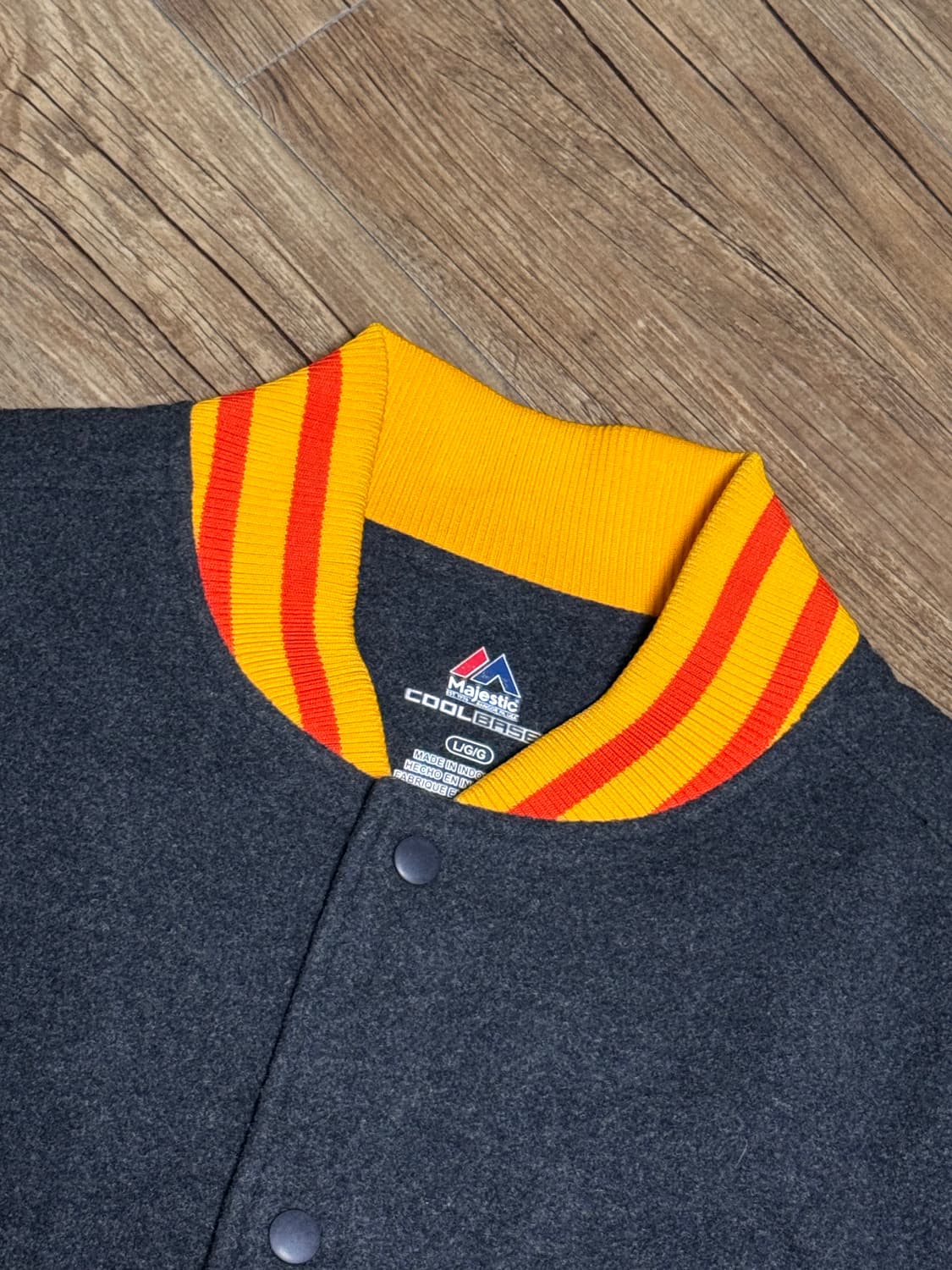 [L] 마제스틱 쿨베이스 울 바시티 자켓 상품이미지5