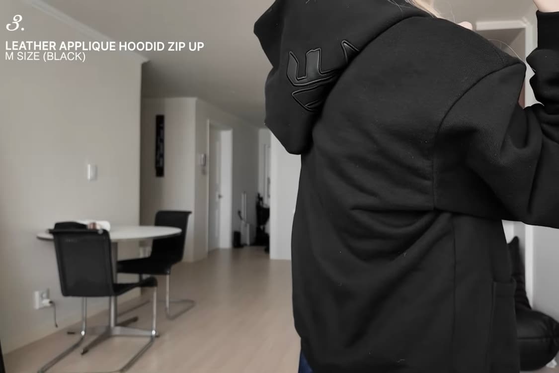 ertr 니들 콜라보 후드집업 (블랙) 상품이미지3