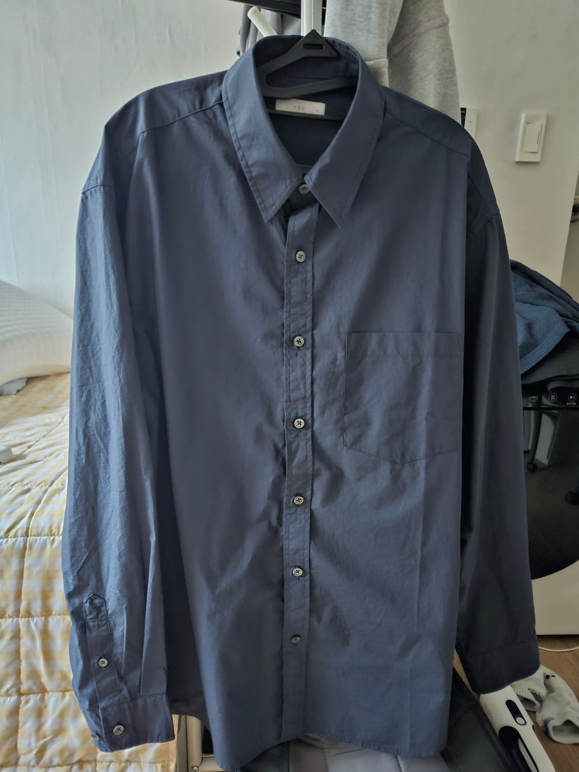 애습 스테디 셔츠 잉크 네이비 m 상품이미지1