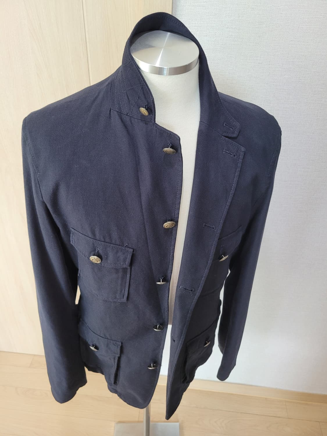 자라맨 ZARAMAN 사파리 자켓 105 네이비 상품이미지7