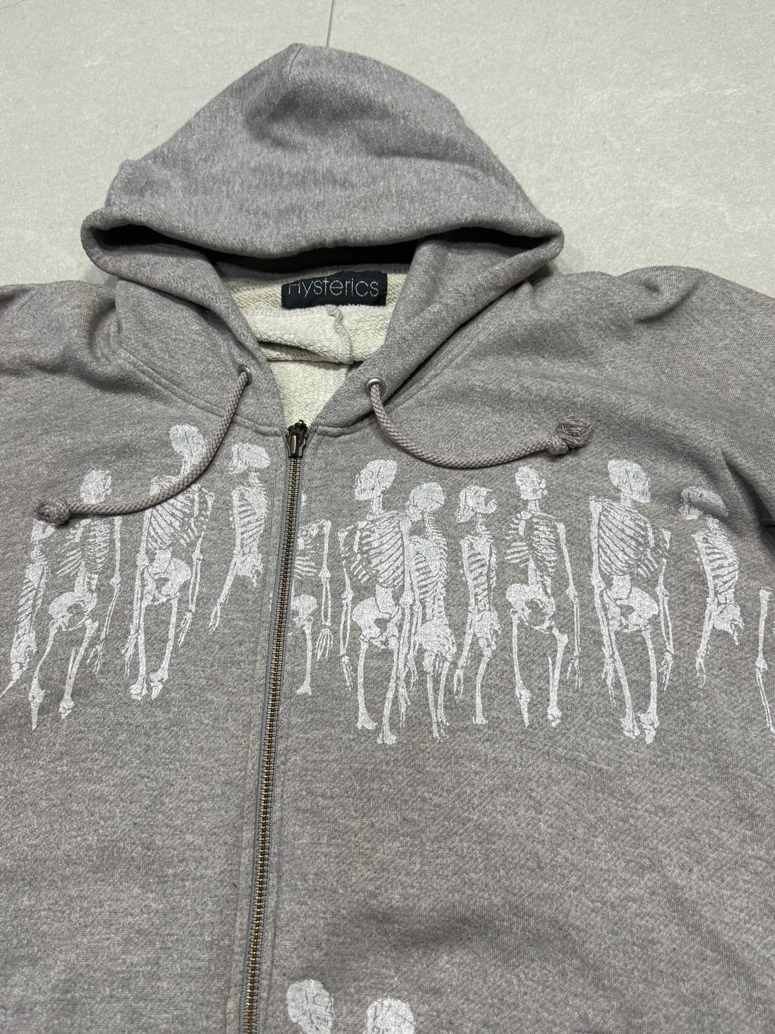 히스테릭 글래머 아카이브 무수한 해골들 후드 집업 자켓 상품이미지3