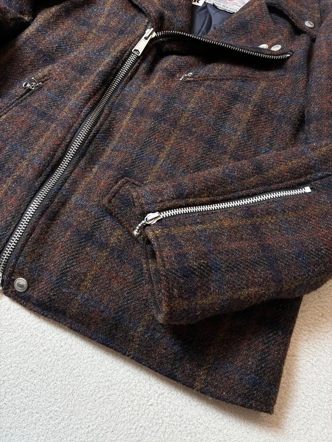 클로모르 스토너웨이 x 해리스트위드 울 라이더 자켓 PN8034 상품이미지4