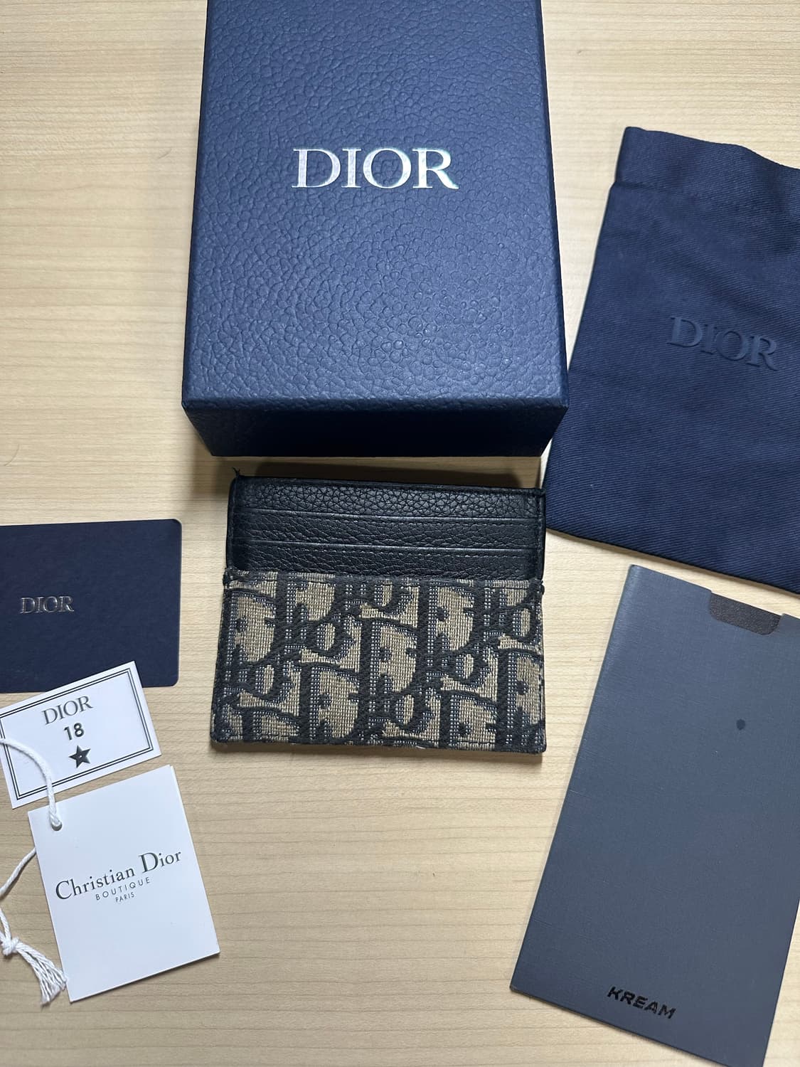 디올 오블리크 카드지갑 상품이미지1