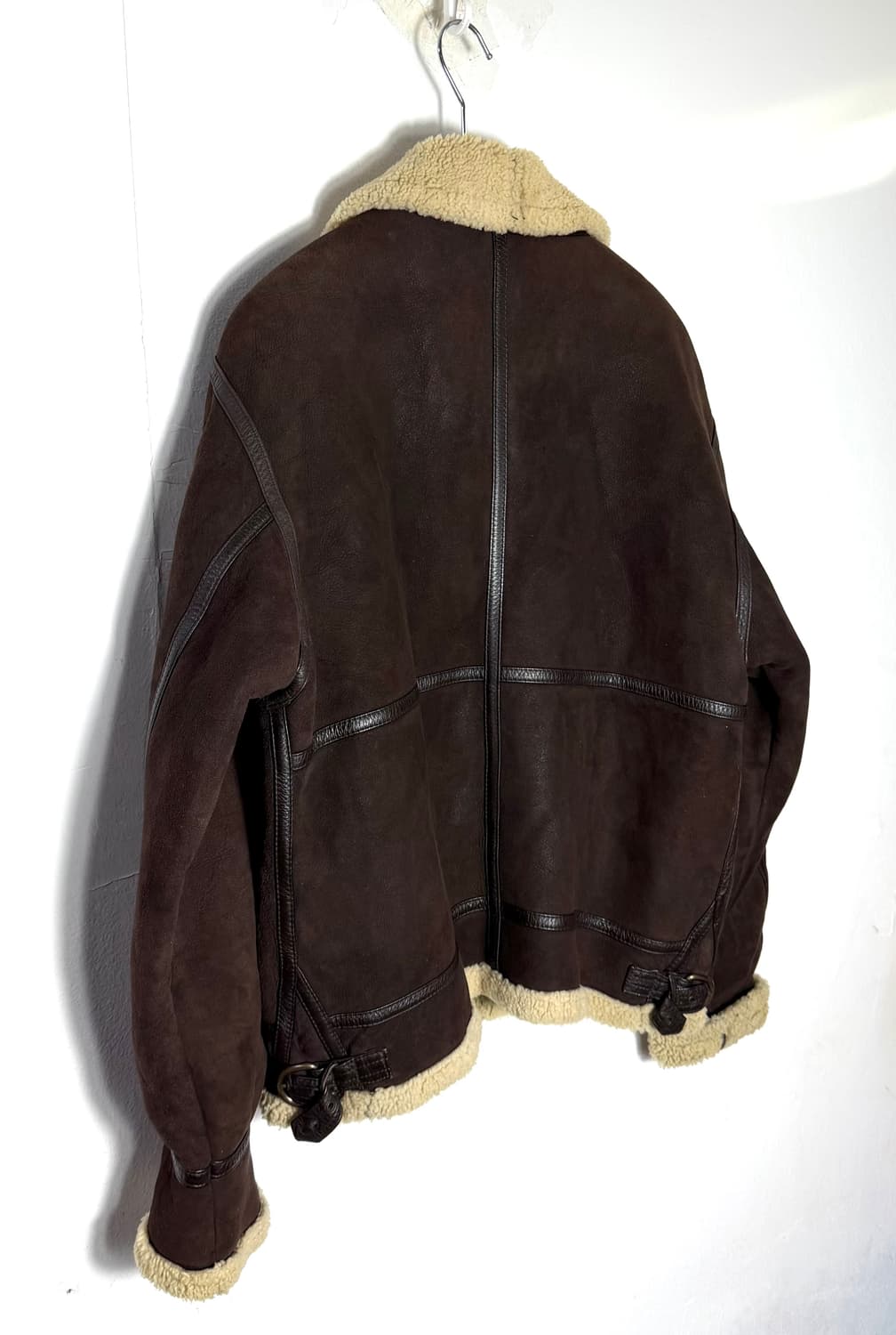 b3 무스탕 b-3 b3무스탕 b-3무스탕 가죽자켓 쉽스킨 레더자켓 상품이미지2