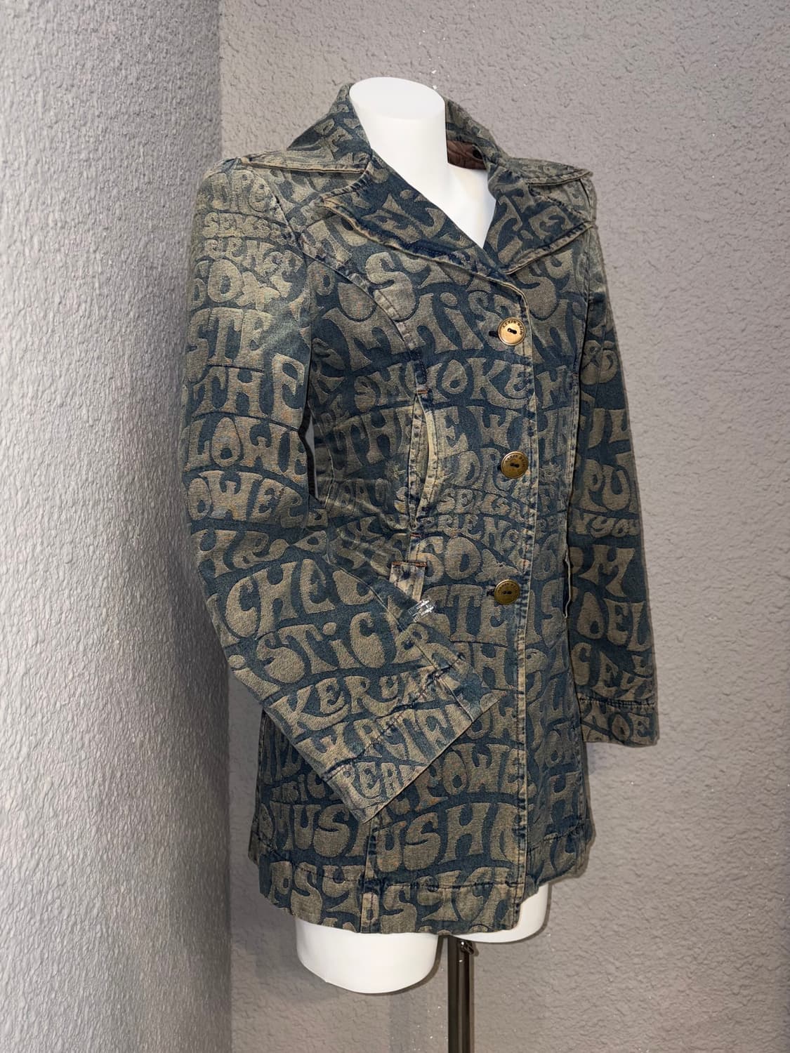 미스식스티 데님 하프코트 상품이미지2