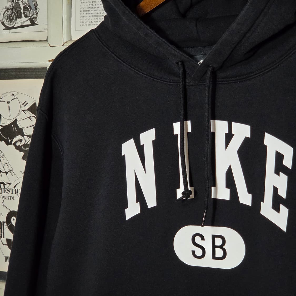 나이키 SB 블랙 빅로고 후드티 상품이미지3