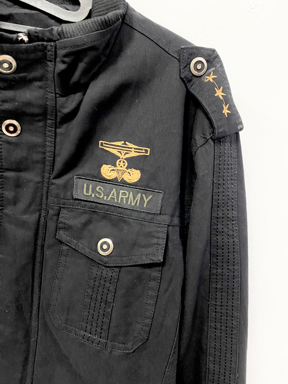 y2k U.S ARMY 블랙 자켓 상품이미지8