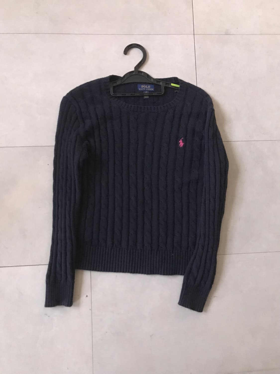 폴로 네이비 케이블 니트 상품이미지7