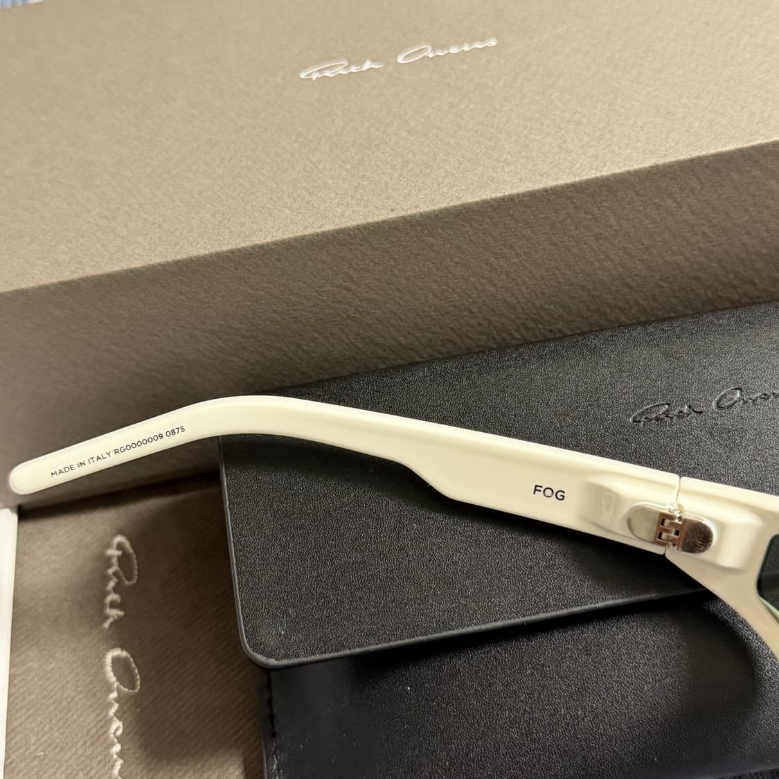 (OS) 릭오웬스 fog 포그 선글라스 화이트  상품이미지8